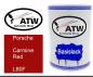 Preview: Porsche, Carmine Red, L80F: 500ml Lackdose, von ATW Autoteile West.